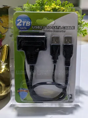 USB 2.0 to SATA Cable Adapter for 2.5" HDD/SSD