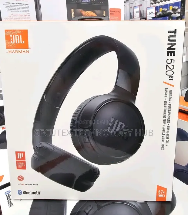 JBL Tune 520BT Wireless Bluetooth Headphones - 1