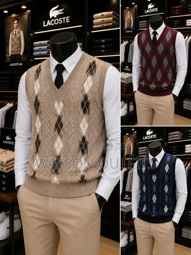 Classic Men's Sweater Waistcoats - Original Materials - 1