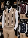 Classic Men's Sweater Waistcoats - Original Materials - 1