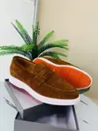 Santoni Suede Penny Loafers - 2