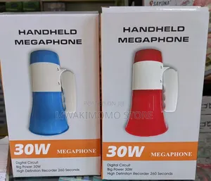 Megaphone ya Handheld ya 30W yenye Recorder