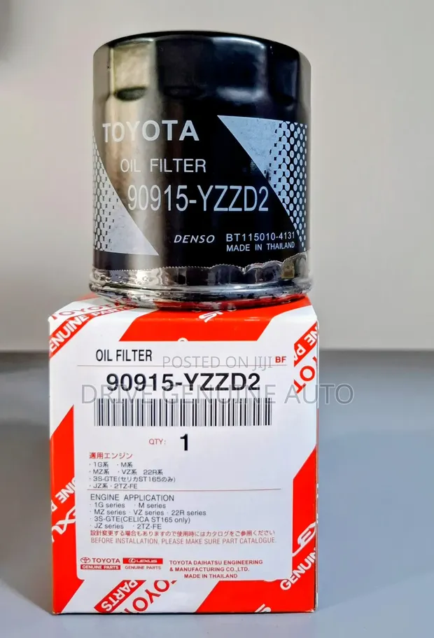 Kichujio cha Mafuta Toyota 90915-Yzzd2 - 1