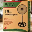 Arita Fan Black 18KB - 1 Year Warranty, Free Delivery - 1