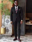 Fernando Men's Suits - Black - 3