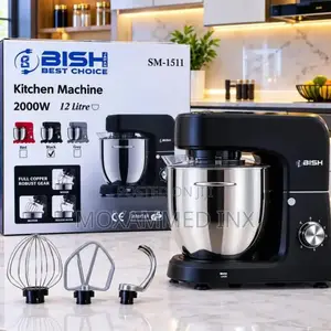 Bish 12L Stand Mixer - Mwaka 1 wa Dhamana, Usafiri Bure