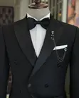 Suti ya Tuxedo Nyeusi ya Klasiki ya Marco Lorenzo - 3
