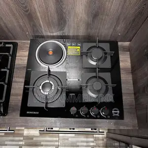 Homebase Cooktop HB-GE-4010: Vichomeo 3 vya Gesi + 1 cha Umeme