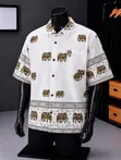 Men's Casual Short Sleeve Hawaiian Shirts - 2