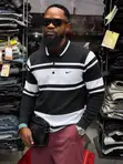Men's Long Sleeve Polo Sweater - 1