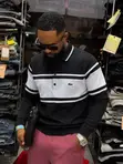 Men's Long Sleeve Polo Sweater - 2