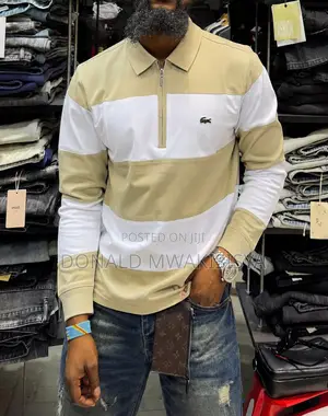 Men's Long Sleeve Polo Sweater