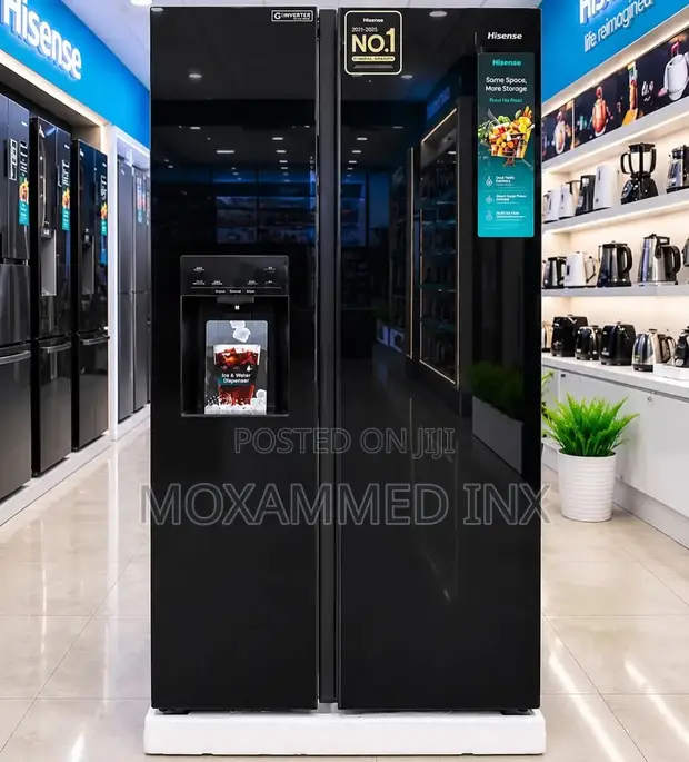 Friji la Hisense Side by Side 503L RS528P5GB - Mwaka 2 wa Dhamana - 1