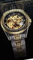 Forsining Automatic Watch Combo - Mikanda ya Dhahabu - 1
