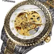 Forsining Automatic Watch Combo - Mikanda ya Dhahabu - 2