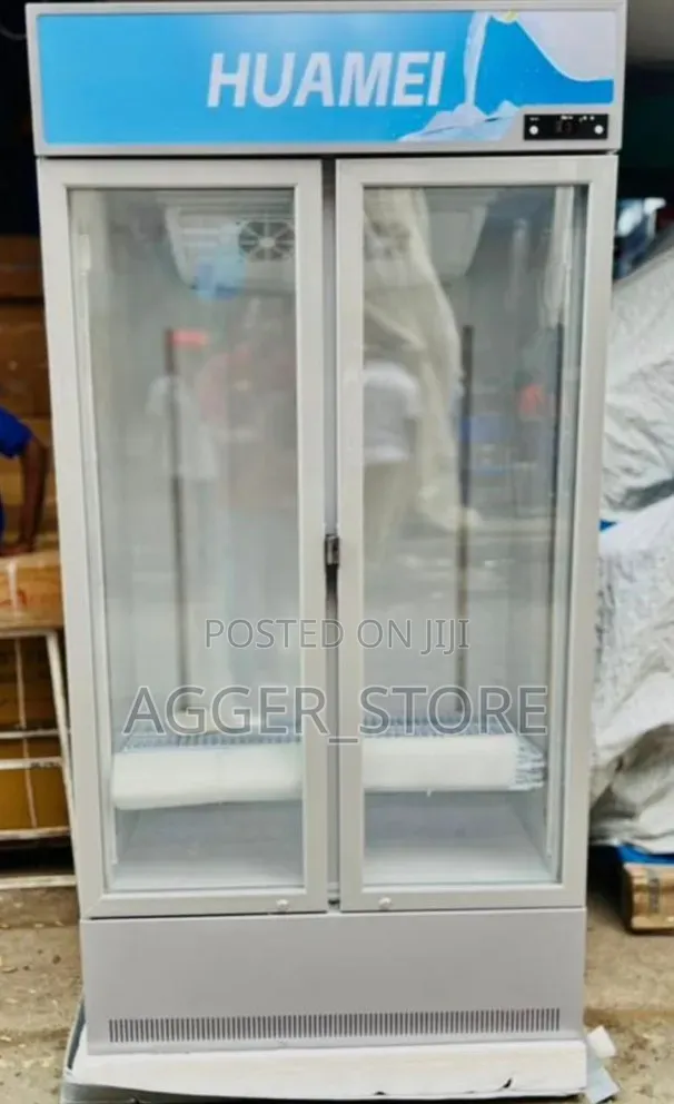 Huamei 630L Double-Door Commercial Showcase Refrigerator - 1
