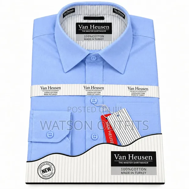 Van Heusen Shati za Wanaume Pamba 100% - Mpya Kabisa - 1