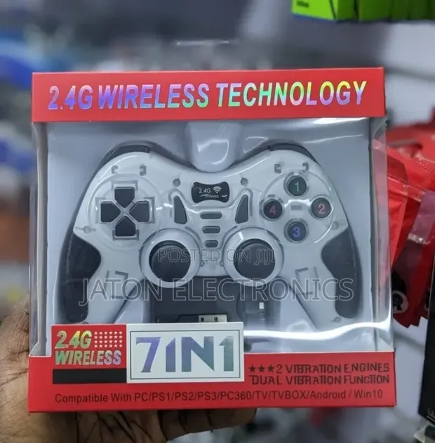 PC Game Controller 7 in 1 Wireless Gamepad - 1