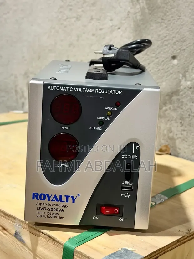 Royalty 5000VA Automatic Voltage Regulator Stabilizer - 1