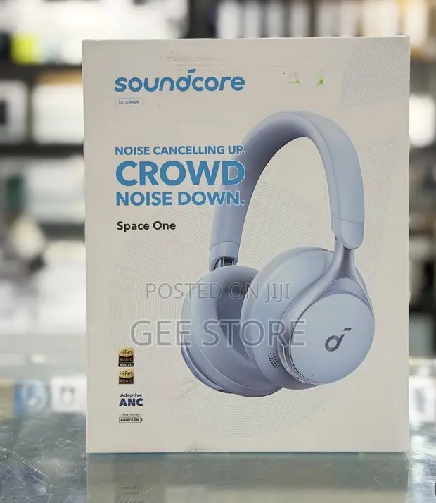 Soundcore Space One Navy Blue Headphones - 1