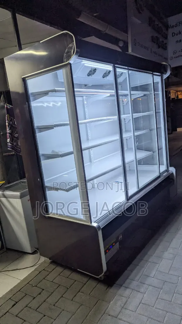 Commercial Supermarket Chiller/Display Fridge with Sliding Glass Doors - 1