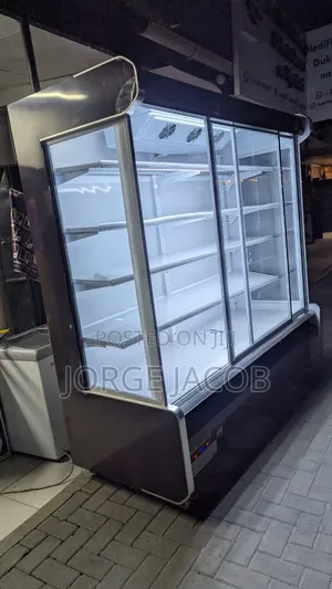 Commercial Supermarket Chiller/Display Fridge with Sliding Glass Doors