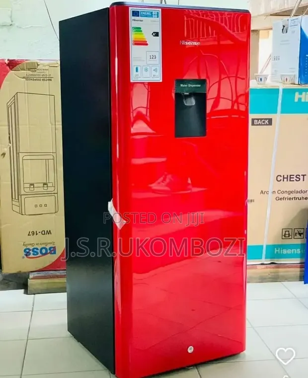 Hisense Friji la Mlango Mmoja 177L Jekundu H235RRE-WD - 1
