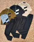 Men's 2-Piece Polo Zip Neck & Trouser Set - 1