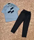 Men's 2-Piece Polo Zip Neck & Trouser Set - 2