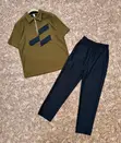 Men's 2-Piece Polo Zip Neck & Trouser Set - 3