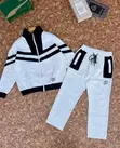 Tracksuit Set Cha Mbuni - Nyeupe/Nyeusi - 2