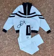 Tracksuit Set Cha Mbuni - Nyeupe/Nyeusi - 3