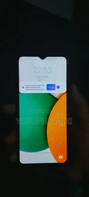 Samsung Galaxy A03 32GB Nyeusi (Iliyo tumika, Mwili umevunjika)