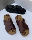 ECCO Leather Cross Sandals - Men - 4