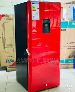 Brand New Hisense Refrigerator (Red)