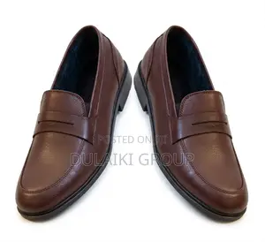 Dulaiki Staff Shoes - Genuine Leather Slip-On