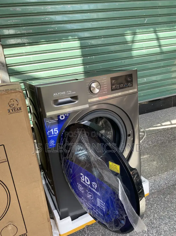 Ailyons 8kg Front Load Automatic Washing Machine - 1