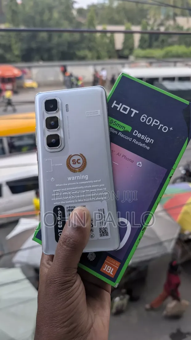 New Infinix Hot 60 Pro+ 256GB Silver - 1