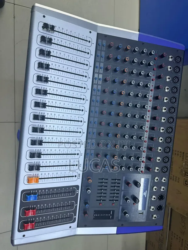 Pro Sound Mixer yenye Channels 12 - 1