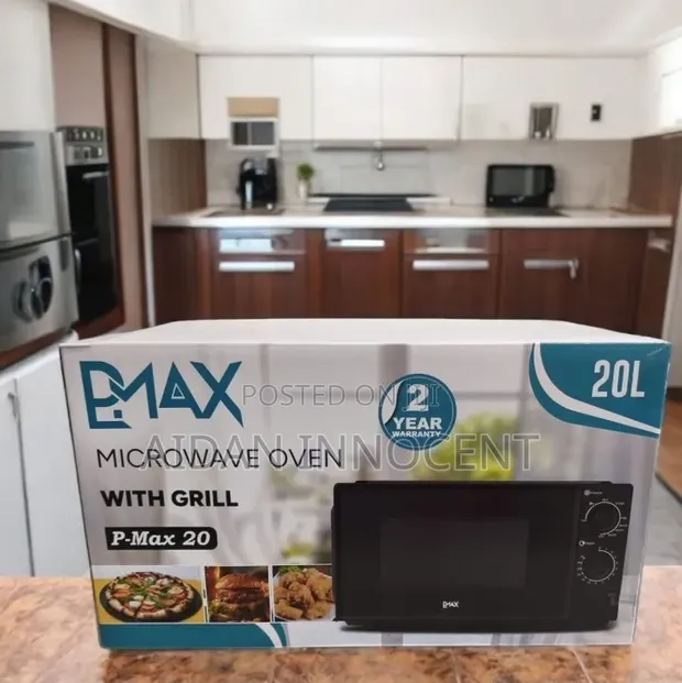 Pmax Microwave Oven 20L yenye Grill - 1