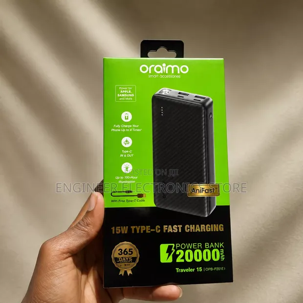 20,000mAh Oraimo Power Bank Original - 1