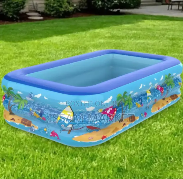 Inflatable Swimming Pool with Free Electric Pump - 1