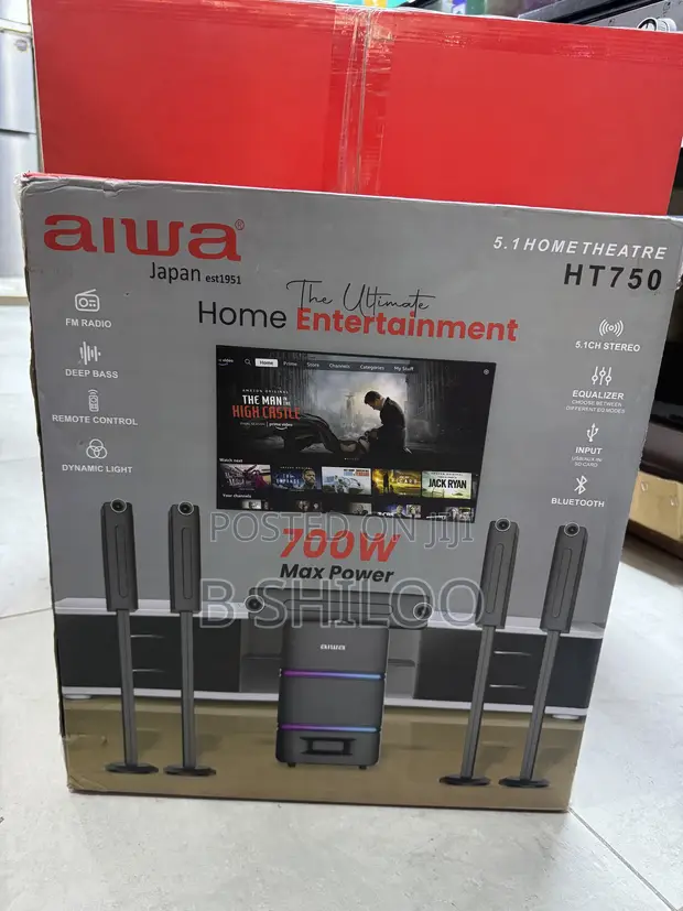 Aiwa Home Theater System 700W with Bluetooth - 1
