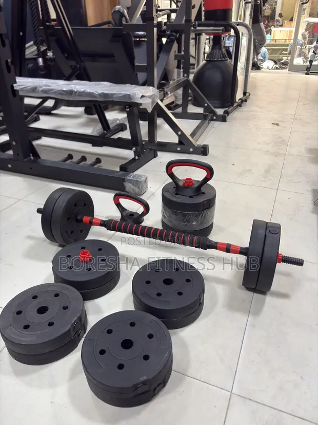 PVC 50kg Adjustable Dumbbell Set - Imara - 1