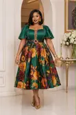 Emerald Garden Bloom Dress - 1