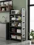 5 Tier Rolling Storage Rack - 1