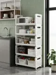 5 Tier Rolling Storage Rack - 4