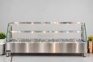 Bain-Marie ya Umeme ya Chuma cha Kutuliza (5 Pan)