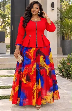 Gauni la Peplum la Dawa ya Moshi