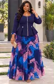 Gauni la Peplum la Dawa ya Moshi - 2